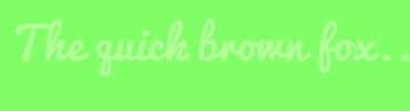 Image with Font Color B3FF99 and Background Color 80FF66